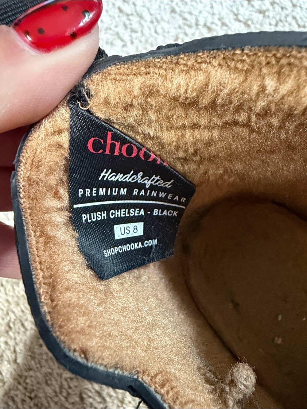 Chooka Chelsea Ankle Waterproof Rain Black Boots - Picture 4 of 6